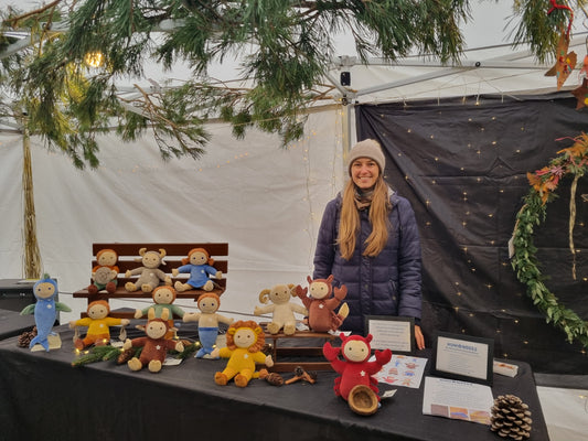 Humandees auf dem Weihnachtsmarkt